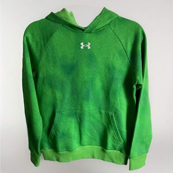 UNDER ARMOUR - BOYS RIVAL FLEECE PRINTED HD HOODIE Youth Large - Picture 3 of 9